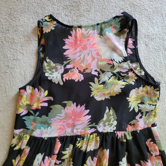 Anthropologie Maeve Violetta sheer floral babydoll dress size small​ - Picture 11 of 15